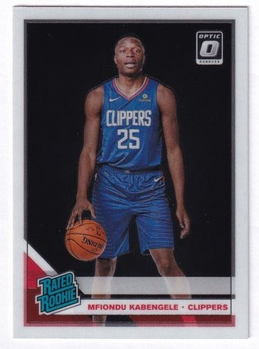 2019-20 Panini Donruss Optic RC Mfiondu Kabengele Clippers #159