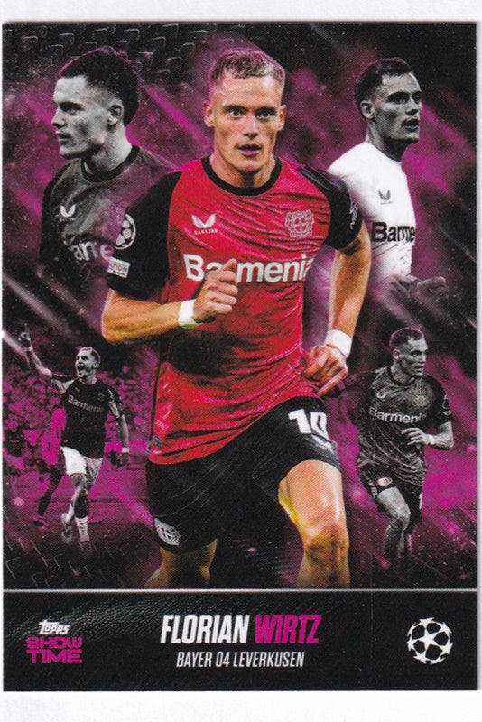 2024-25 Topps Showtime Show Up Florian Wirtz Leverkusen