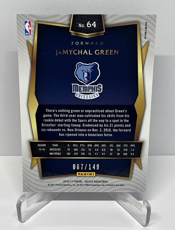 2016-17 Panini Select JaMychal Green Memphis 067/149 #64