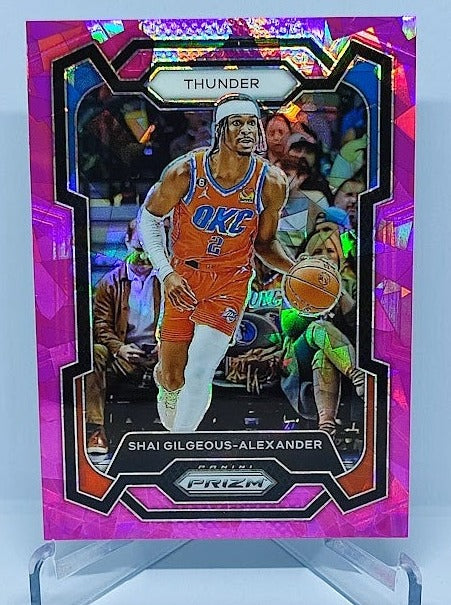 2023-24 Panini Prizm Pink Ice Prizm Shai Gilgeous-Alexander OKC #85