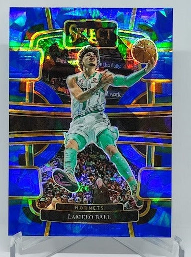 2023-24 Panini Select Cracked Ice Prizm Lamelo Ball Hornets #53