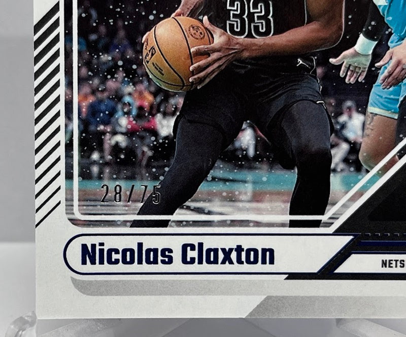 2024-25 Panini Donruss Winter Nicolas Claxton Nets 28/75 #131
