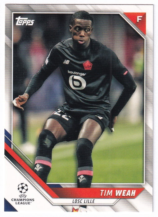 2022 Topps UCL Tim Weah Lille #11
