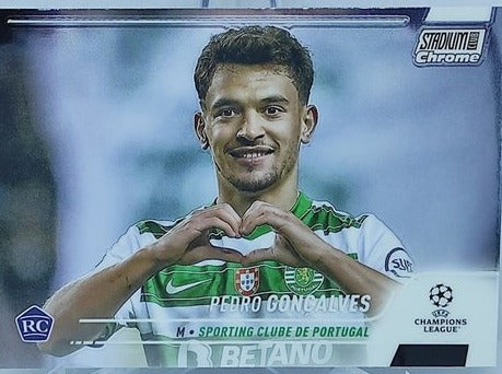 2021-22 Topps UCL Stadium Club RC Pedro Goncalves Portugal #34