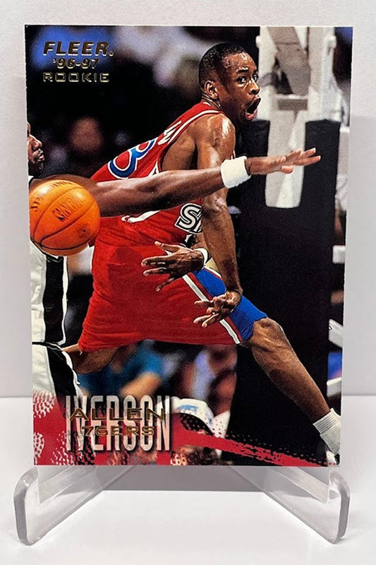 1996-97 Fleer Rookie Allen Iverson Philadelphia 76ers #265