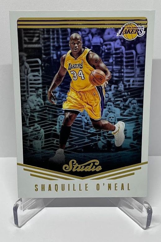 2016-17 Panini Studio Shaquille O'Neal Los Angeles Lakers #73