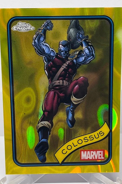 2025 Topps Chrome Marvel Yellow Lava Colossus #93 *7