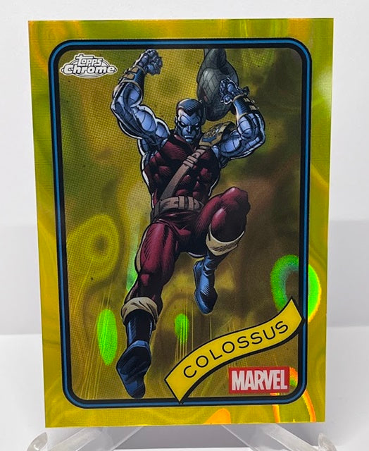 2025 Topps Chrome Marvel Yellow Lava Colossus #93 *7