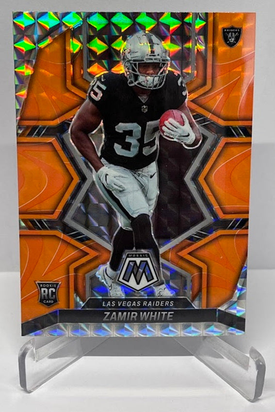 2022 Panini Mosaic Prizm RC Zamir White Las Vegas Raiders #334