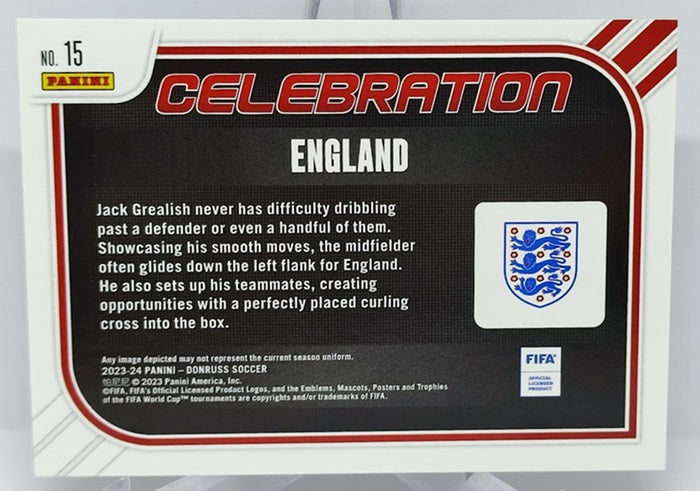 2023-24 Panini Donruss FIFA Soccer Celebration England #15