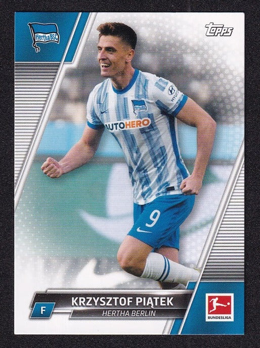 2022 Topps Bundesliga Krzysztof Piatek Hertha BSC #19