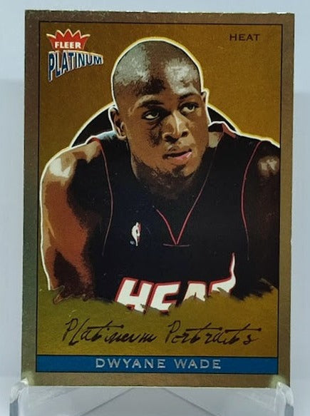 2003-04 Fleer Platinum Portraits RC Dwyane Wade Miami Heat
