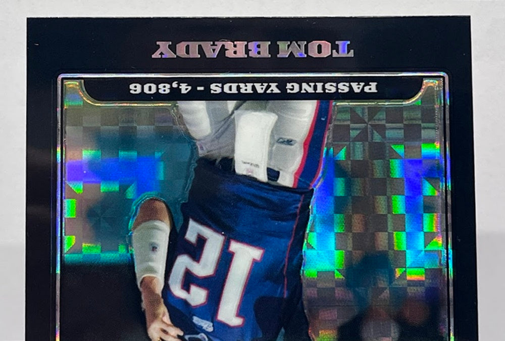 2008 Topps Chrome Leaders Xfractor Tom Brady New England Patriots #121