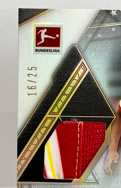 2021-22 Topps Tier One Dual Relic Tyler Adams RB Leipzig 16/25