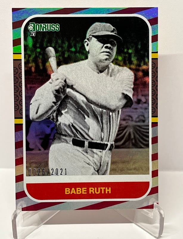 2021 Panini Donruss Holo Babe Ruth New York 0026/2021 #228 *4