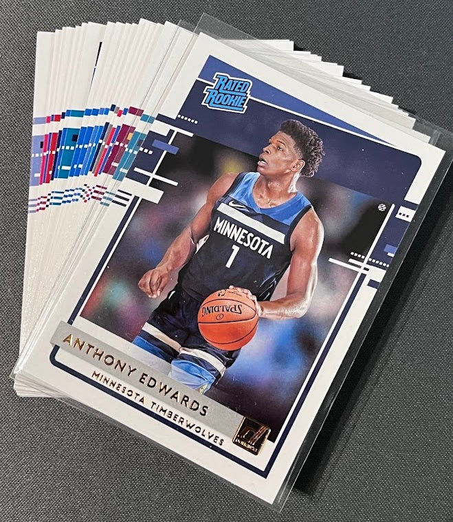 250 Card Lot 2020-21 Panini Donruss NBA 200 Base & 50 RC Cards Complete Set