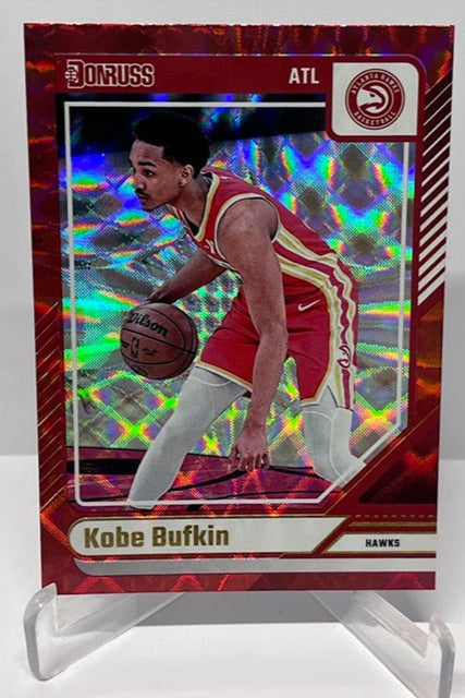 2024-25 Panini Donruss Red Kobe Bufkin Atlanta Hawks #107 *6