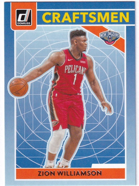 2020-21 Panini Donruss Craftsmen Zion Williamson Pelicans #13