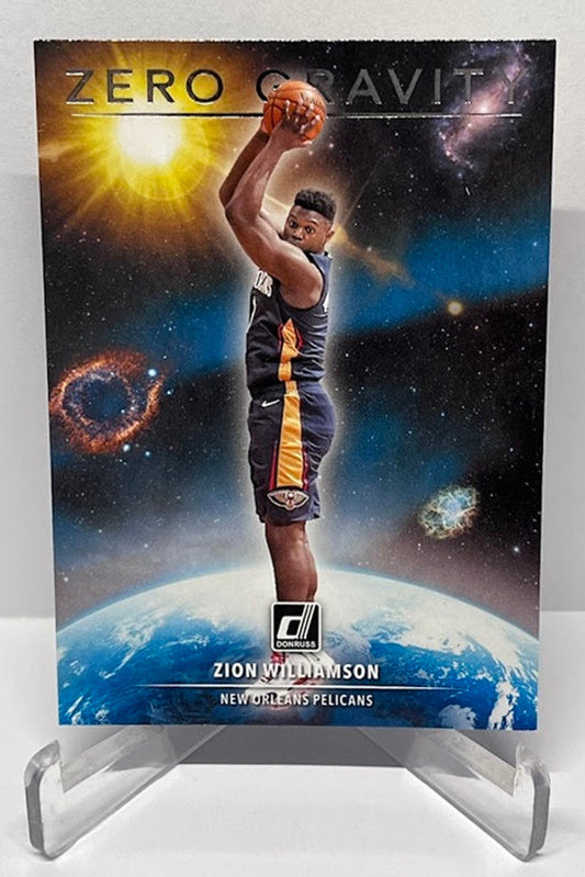 2020-21 Panini Donruss Zero Gravity Zion Williamson Pelicans #5