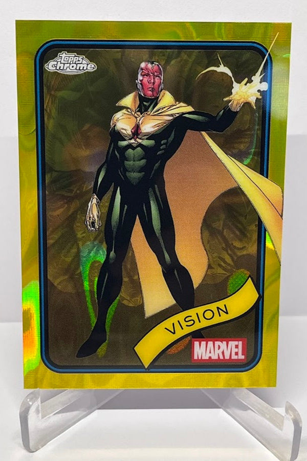 2025 Topps Chrome Marvel Yellow Lava Vision #139 *7