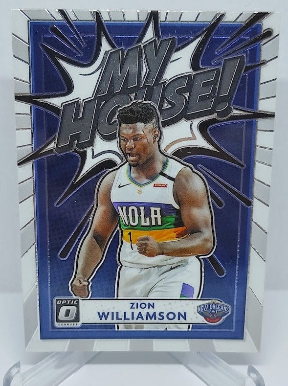 2020-21 Panini Donruss Optic My House Zion Williamson Pelicans #18