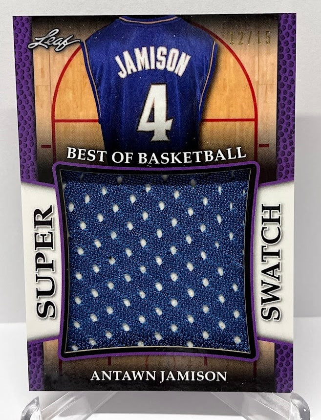 2017 Leaf Super Swatch Memorabilia Antawn Jamison 12/15