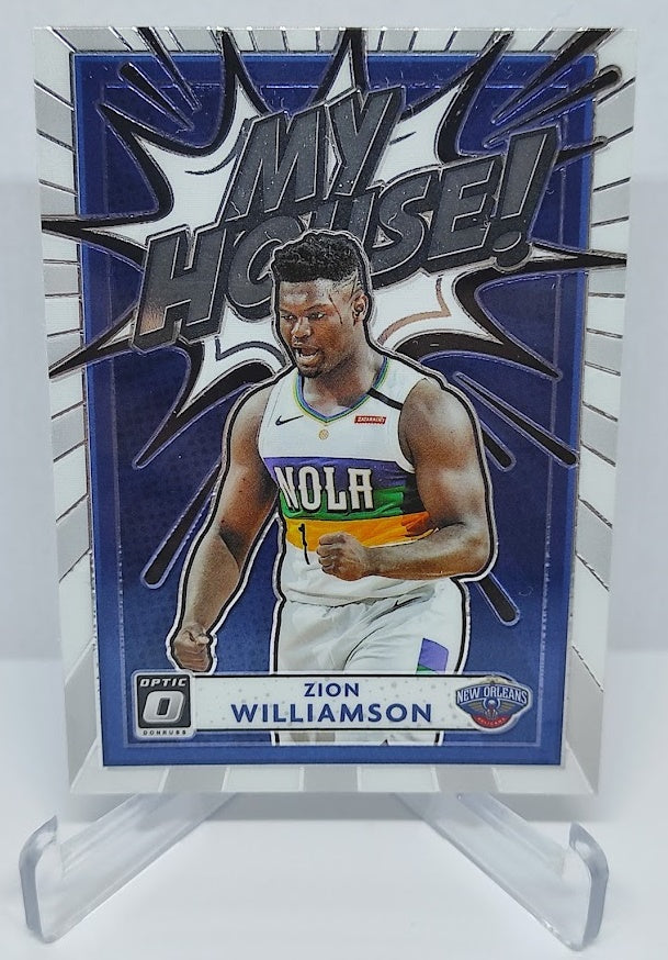 2020-21 Panini Donruss Optic My House Zion Williamson Pelicans #18