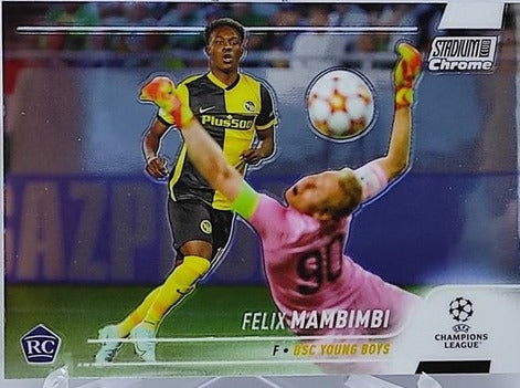 2021-22 Topps UCL Stadium Club RC Felix Mambimbi Young Boys #37