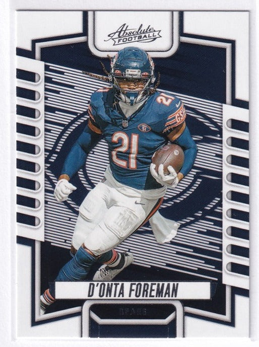 2023 Panini Absolute D'Onta Foreman Bears #62