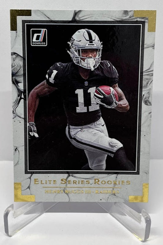 2020 Panini Donruss Elite Series Rookies Henry Ruggs Raiders