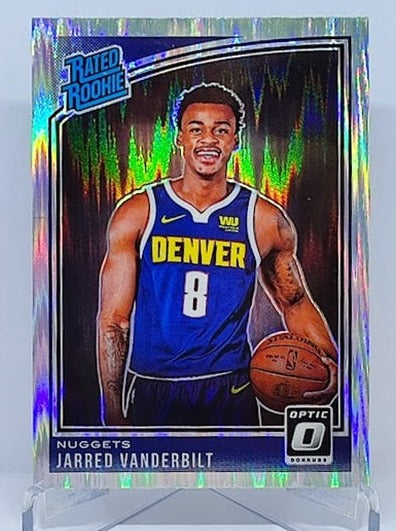2018-19 Panini Donruss Optic Prizm Rated Rookie Jarred Vanderbilt Nuggets