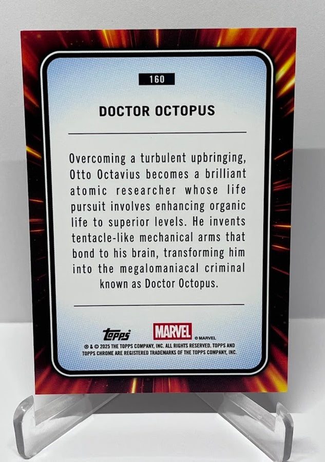2025 Topps Chrome Marvel Yellow Lava Doctor Octopus #160 *7