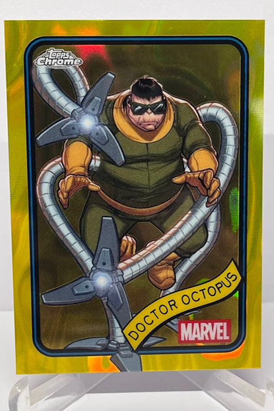 2025 Topps Chrome Marvel Yellow Lava Doctor Octopus #160 *7