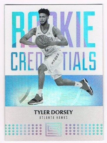 2017-18 Panini Status Rookie Credentials RC Tyler Dorsey Atlanta Hawks