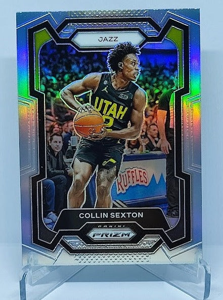 2023-24 Panini Prizm Silver Prizm Collin Sexton Utah Jazz #13
