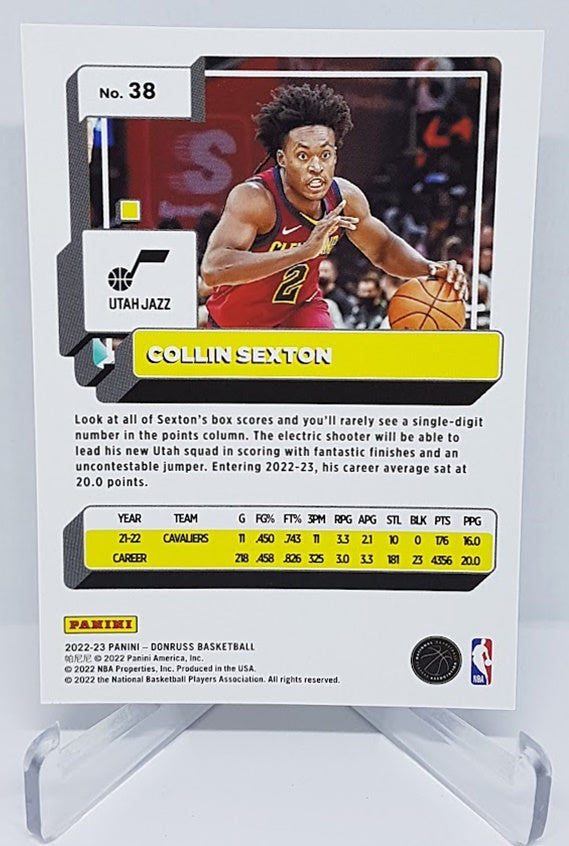 2022-23 Panini Donruss Collin Sexton Utah Jazz 103/199 #38