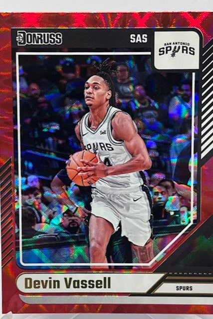 2024-25 Panini Donruss Red Devin Vassell San Antonio Spurs #194 *6