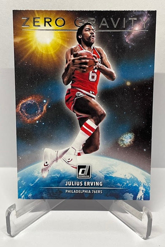2020-21 Panini Donruss Zero Gravity Julius Erwing Philadelphia 76ers #9