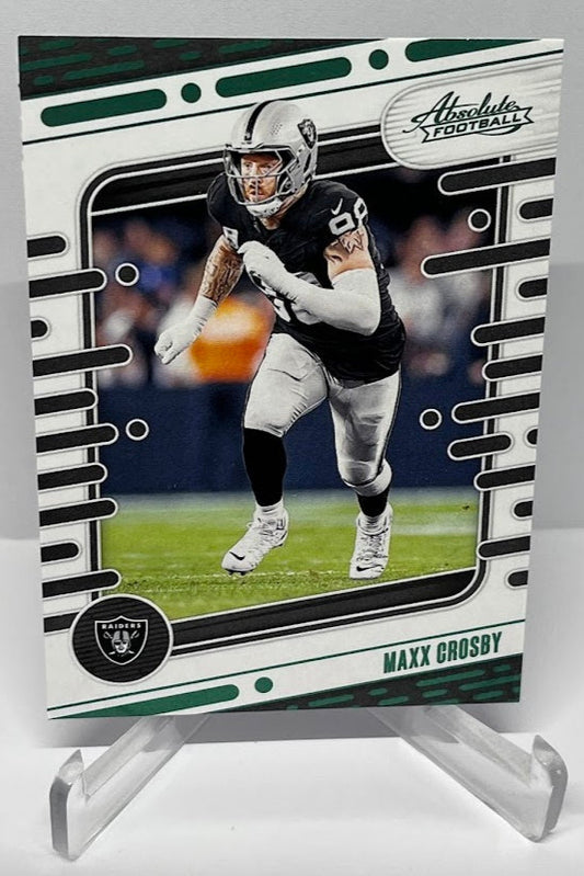 2024 Panini Absolute Green Foil Maxx Crosby Raiders #56 *3