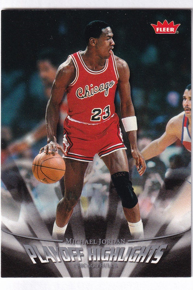 2007-08 Fleer Playoff Highlights Michael Jordan Chicago Bulls #PH1