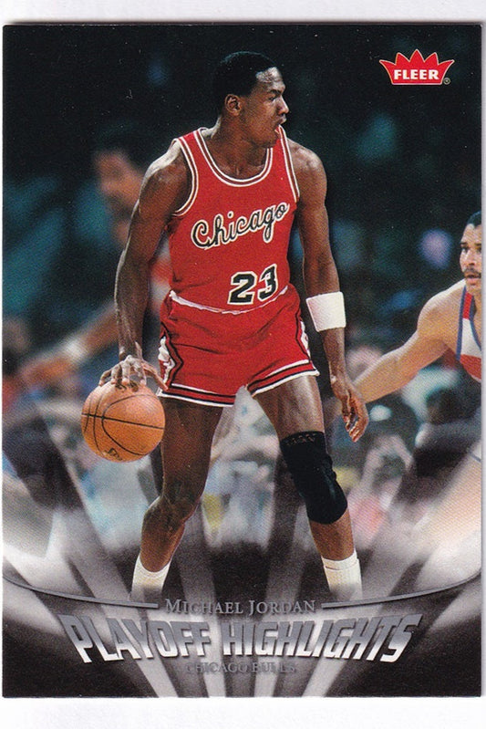 2007-08 Fleer Playoff Highlights Michael Jordan Chicago Bulls #PH1
