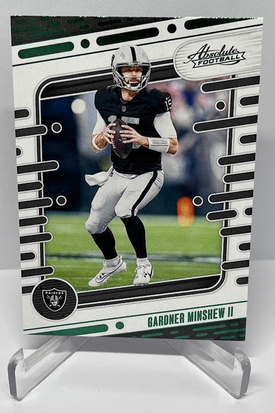 2024 Panini Absolute Green Foil Gardner Minshew Raiders #54 *3
