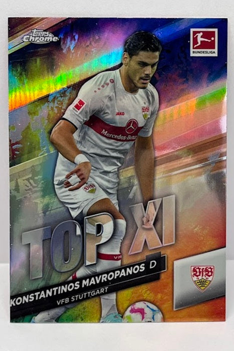 2022-23 Topps Chrome TOP XI Konstantinos Mavropanos VFB Stuttgart