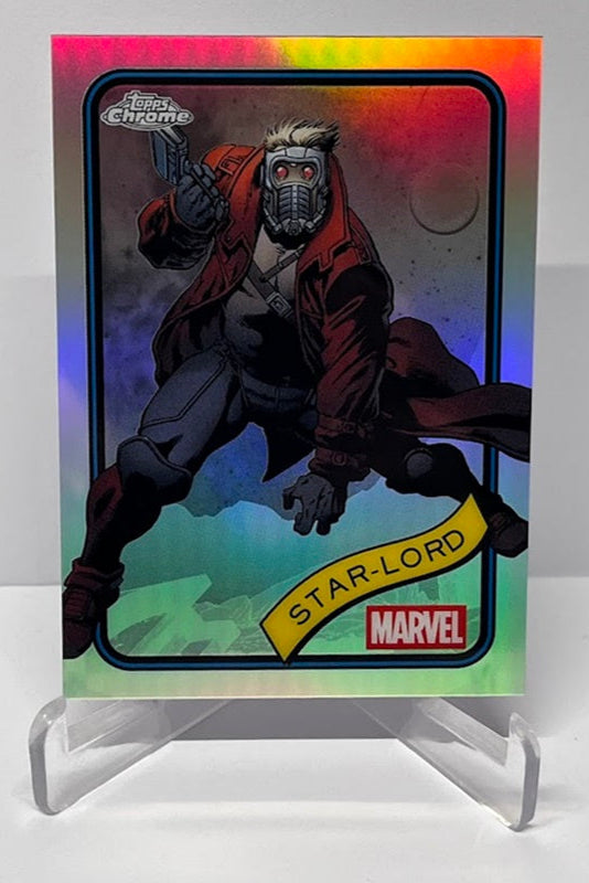 2025 Topps Chrome Marvel Refractor Star-Lord #104 *7