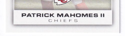 2017 Panini Playoff Football RC Patrick Mahomes II Chiefs #204