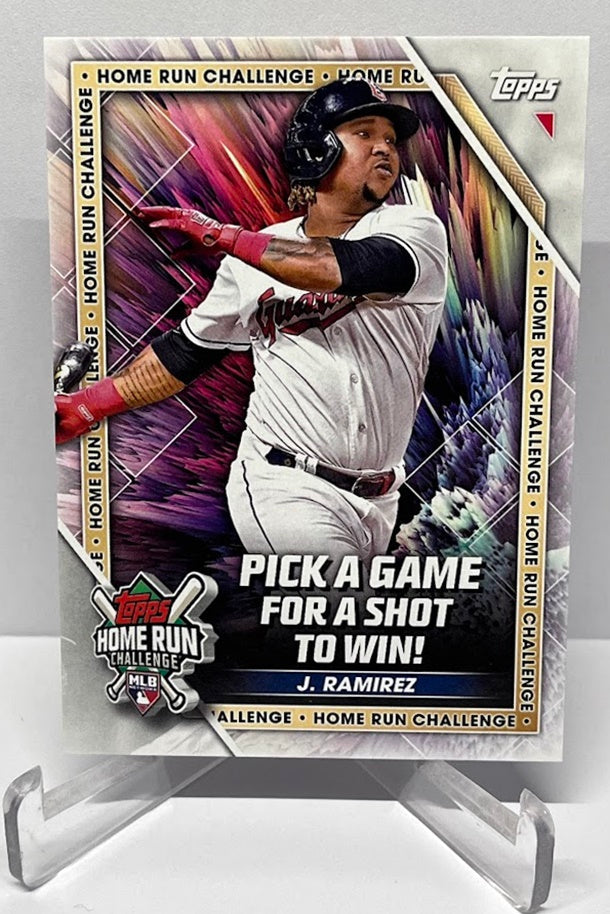 2023 Topps Home Run Challenge Jose Ramirez Cleveland HRC-14