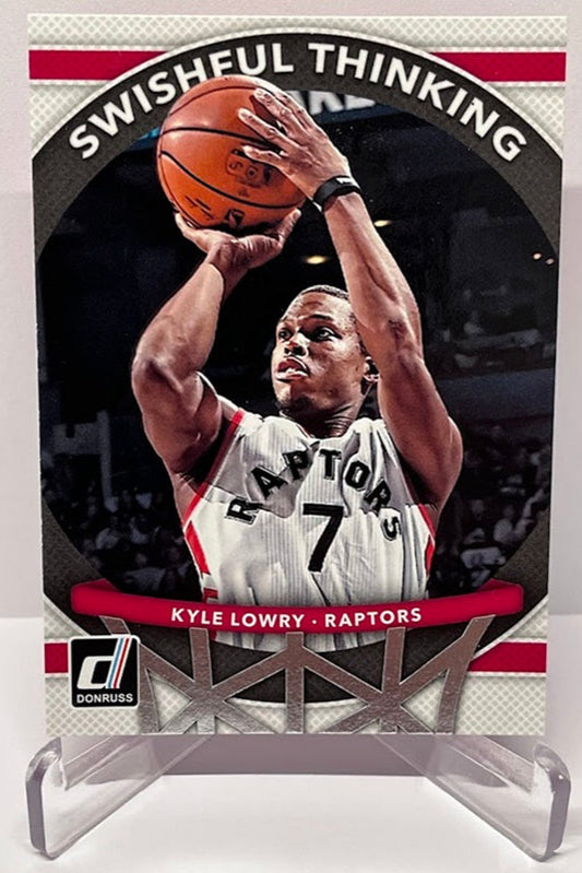 2017-18 Panini Donruss Swishful Thinking Kyle Lowry Raptors #9