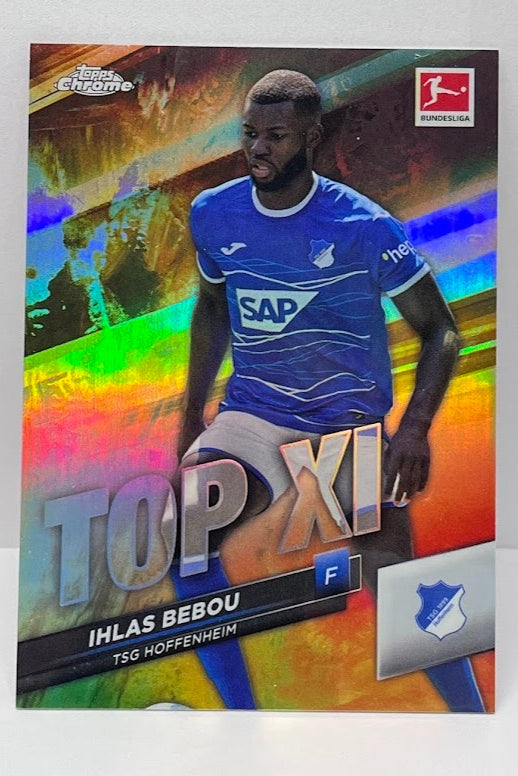 2022-23 Topps Chrome TOP XI Ihlas Bebou TSG Hoffenheim 48/50