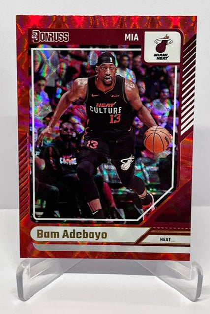 2024-25 Panini Donruss Red Bam Adebayo Miami Heat #92 *6