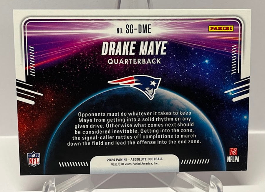 2024 Panini Absolute Star Gazing RC Drake Maye Patriots *3